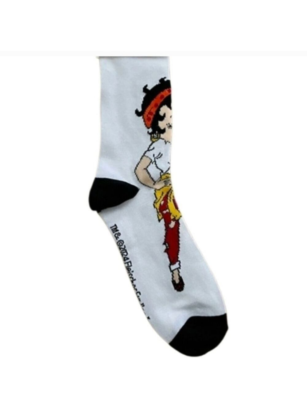 4/$25 Betty Boop Cartoon Character Novelty Crew Socks New